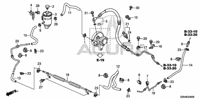 P.S. Lines (1) for 2012 Acura ZDX #0