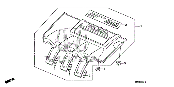 ENGINE/ENGINE COVER for 2012 Honda INSIGHT #1