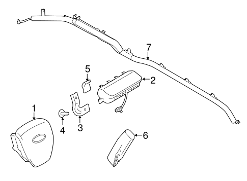 Electrical/Air Bag Components for 2016 Ford F-150 #1
