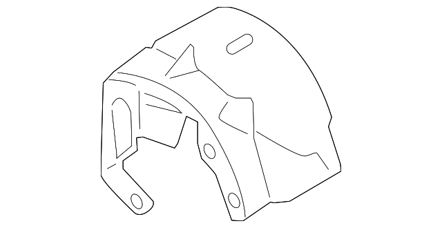 9A1-123-215-71 Деталь HEAT SHIELD, LEFT