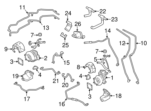 911 TURBOCHARGER & COMPONENTS
