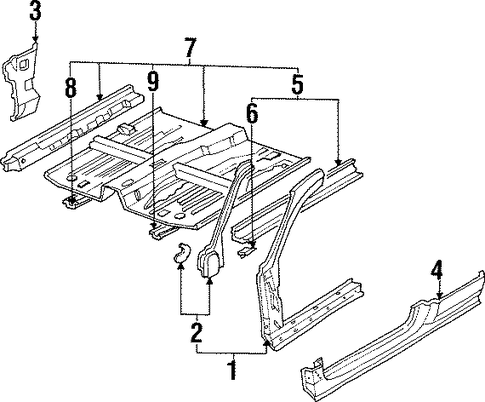 Panel Set, L Front (Outer) Panel Set, L Front (Outer)