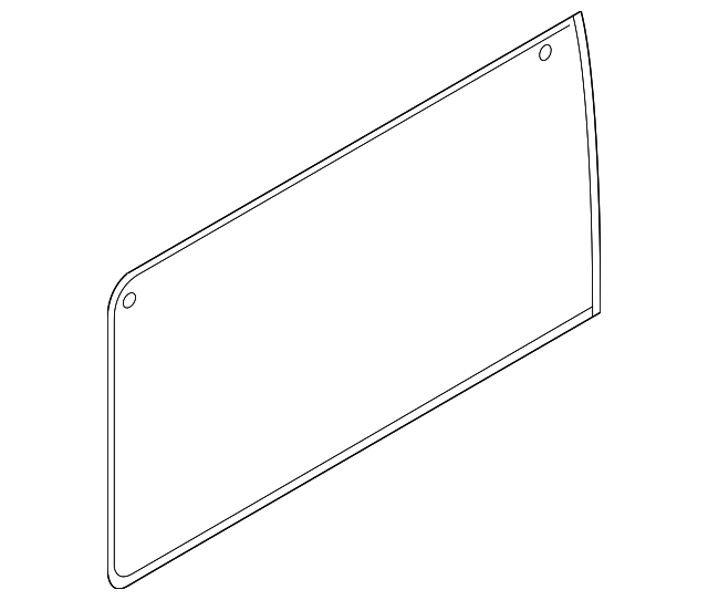 BK3Z-6129711-M Деталь FRONT GLASS, LEFT