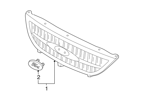 Freestar GRILLE & COMPONENTS