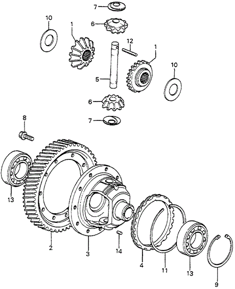 1985 Honda ACCORD HATCHBACK S RING 1, SNAP (80X2.5) - (90414689000) 1985 Honda ACCORD HATCHBACK S RING 1, SNAP (80X2.5) - (90414689000)