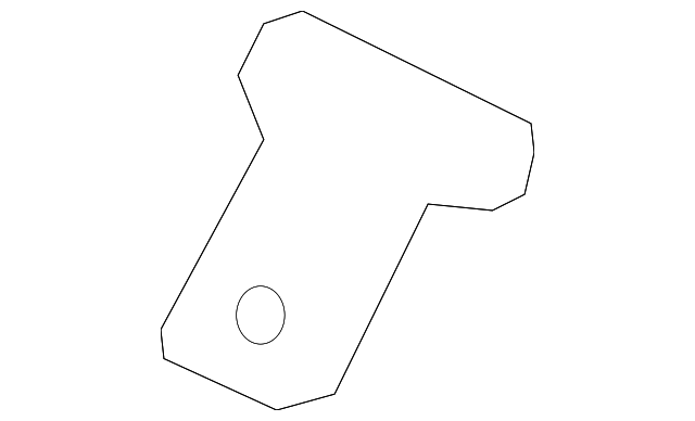 T2H6967 GLOVE BOX FRAME UPPER BRACKET, LEFT
