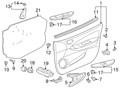 ELECTRICAL/FRONT DOOR for 2002 Toyota Prius #1