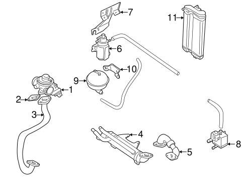 EGR System for 1999 Volkswagen Golf #0