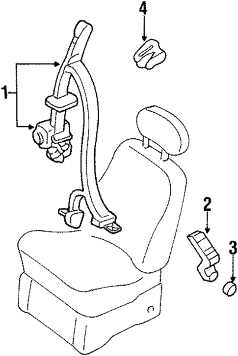 Villager REAR SEAT BELTS 2