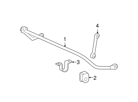 Front Suspension/Stabilizer Bar & Components for 2010 Ford F-250 Super Duty #1