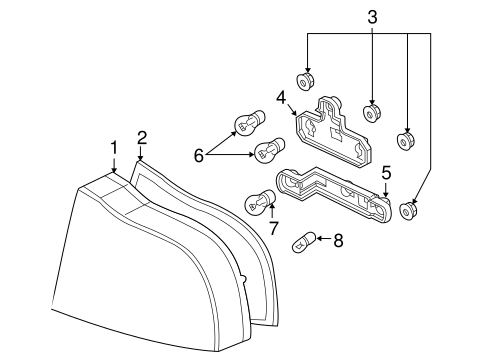 S80 BULBS - CHASSIS 5