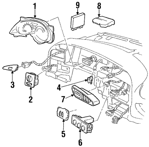 Grand Prix CLUSTER & SWITCHES