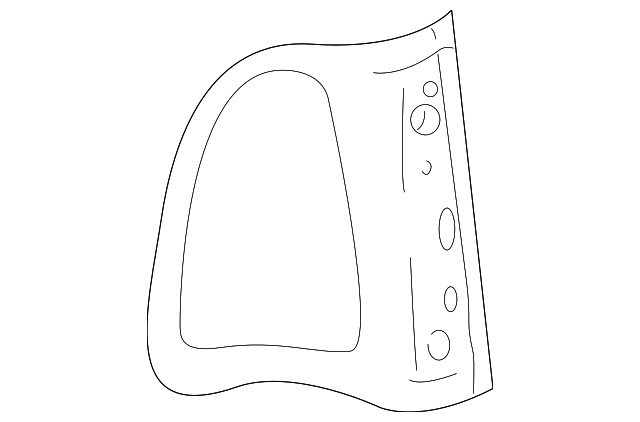 21018636 Деталь EXTENSION, LEFT