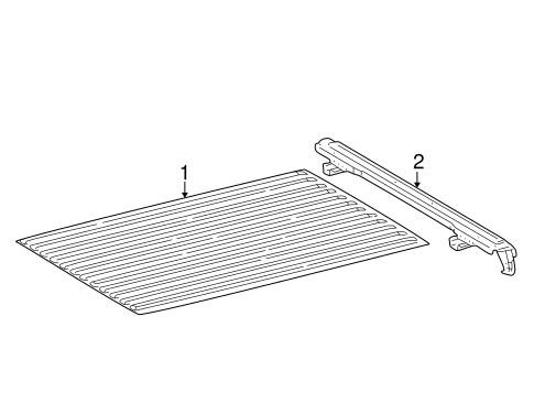 BODY/FLOOR - PICK UP BOX for 2000 Toyota Tacoma #2