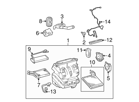 HVAC/HEATER for 2011 Toyota Prius #1
