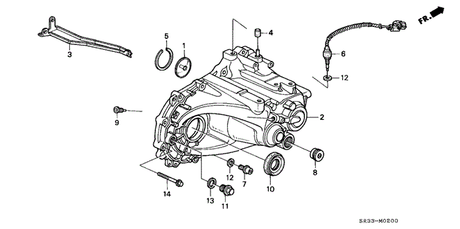 Transmission - Manual/MT Transmission Housing for 1992 Honda CIVIC HATCHBACK #1