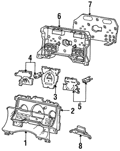 Windstar CLUSTER & SWITCHES 2
