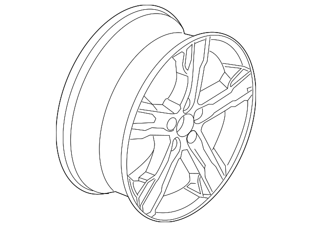 FM5Z-1007-D Деталь WHEEL, ALLOY