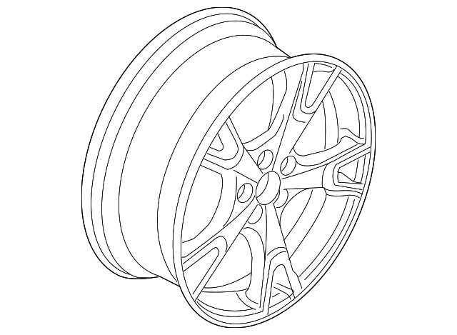F1EZ-1007-B WHEEL, ALLOY