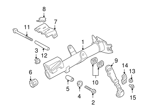 STEERING/HOUSING & COMPONENTS for 2001 Toyota Echo #1