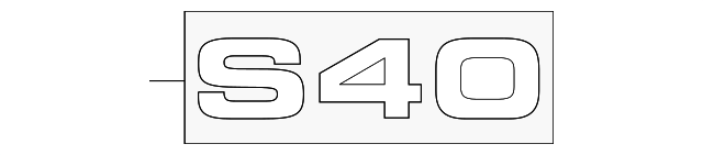 30896786 Деталь NAMEPLATE