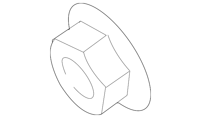 979278 Деталь REAR SPOILER NUT