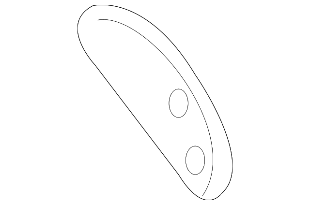 30851036 Деталь REAR SPOILER SEAL, LEFT
