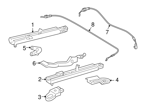 BODY/TRACKS & COMPONENTS for 2007 Toyota Tacoma #3