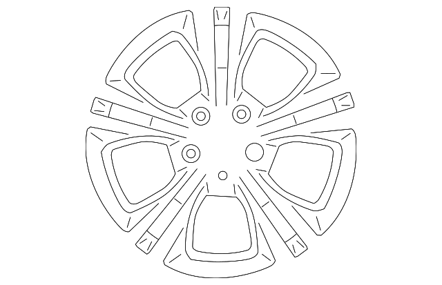 CV6Z-1007-D Деталь WHEEL, ALLOY