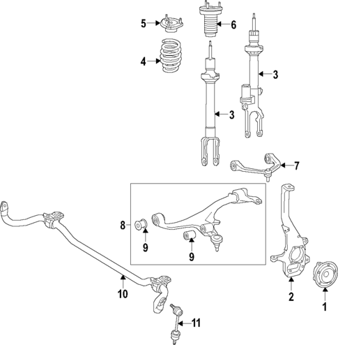 Front Suspension for 2020 Mercedes-Benz G 63 AMG® #0