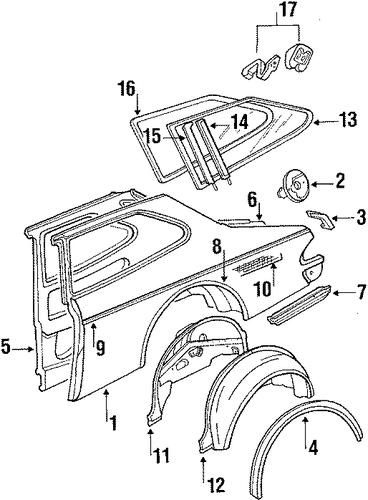 900 QUARTER PANEL & COMPONENTS 2