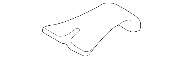 31101038 Деталь REAR DUCT, RIGHT