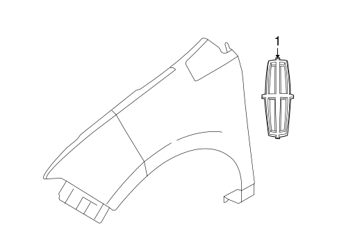 MKX EXTERIOR TRIM - FENDER