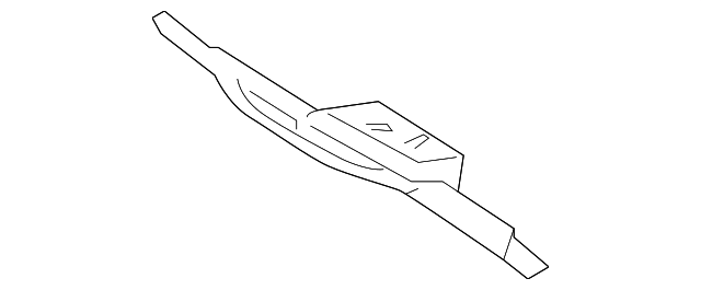 8S4Z-54017A28-A Деталь KNEE BOLSTER REINFORCEMENT