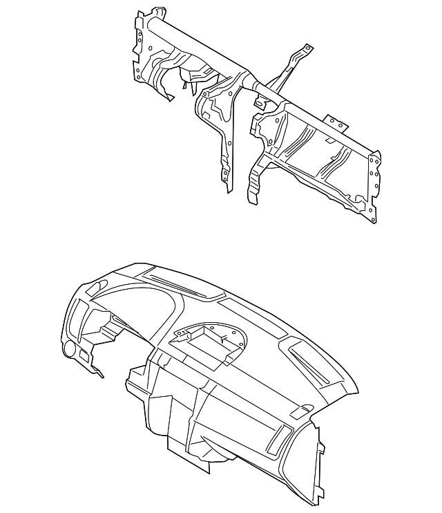 AS4Z-5404320-CA Деталь INSTRUMENT PANEL