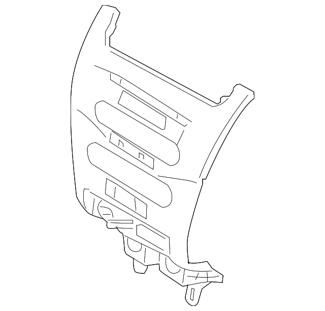 8S4Z-5404302-BC Деталь CENTER BEZEL