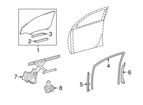 ELECTRICAL/FRONT DOOR for 2012 Scion xD #1
