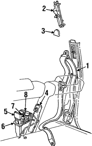Town Car FRONT SEAT BELTS