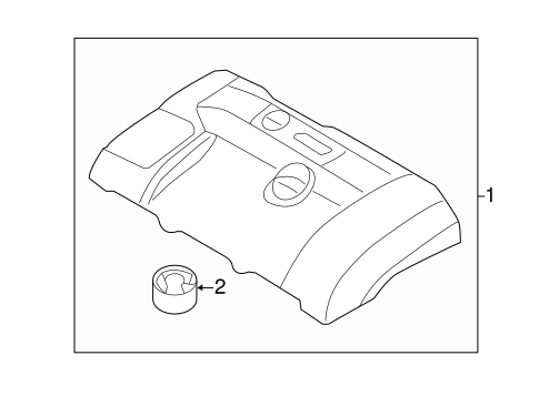 S60 ENGINE APPEARANCE COVER