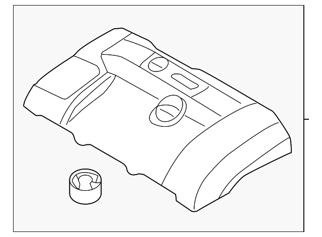 30758188 Деталь ENGINE COVER