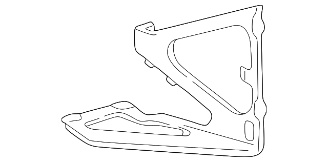 996-504-175-09 RADIATOR BRACKET, LEFT