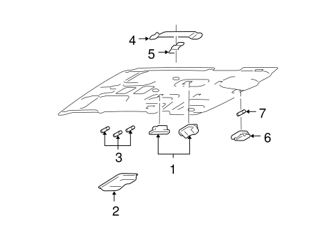 Body/Interior Lamps for 2005 Ford Expedition #1