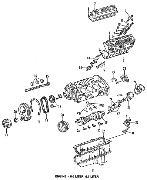 Engine for 1991 Buick Roadmaster #0