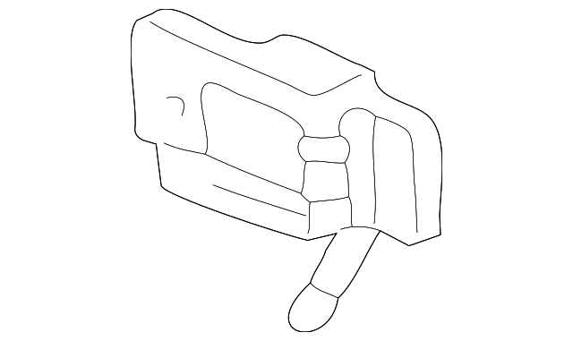 YF1Z-14B345-AA Деталь SIDE IMPACT SENS, LEFT