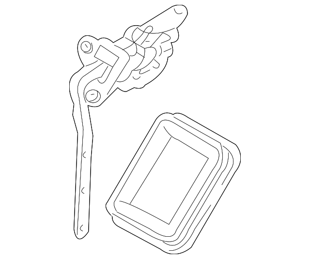 8643155 Деталь HINGE, LEFT