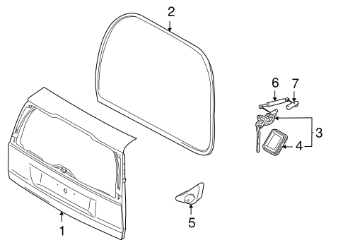 XC70 GATE & HARDWARE