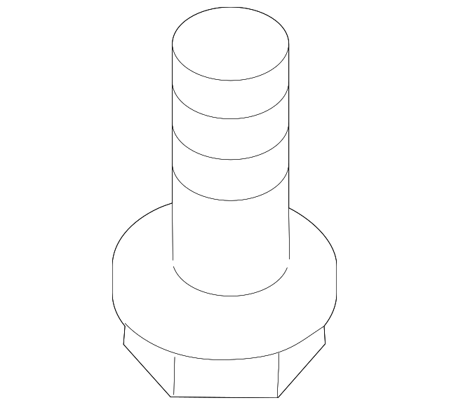 -W711075-S439 ENGINE CRADLE BOLT, LEFT