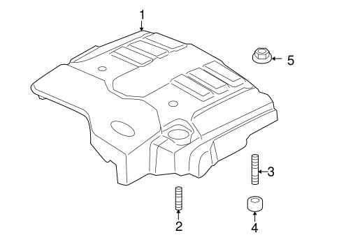 LR3 ENGINE APPEARANCE COVER