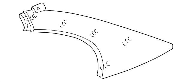 3R3Z6351728BA Деталь MOLDING PANEL, RIGHT