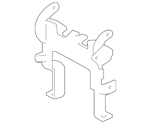 C2D6642 Деталь REAR PANEL BRACKET